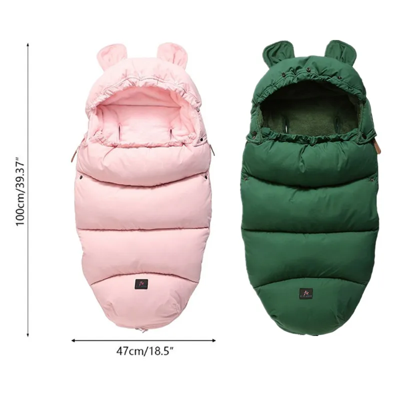 Спальный мешок KLV для детской коляски зимние теплые спальные мешки халат
