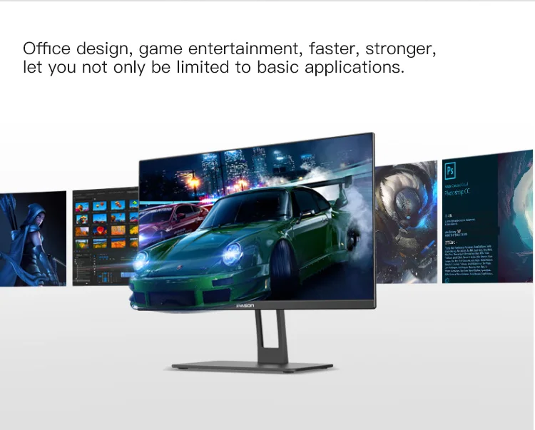 IPASON Mover X 23,8-дюймовый ультратонкий моноблочный компьютер 9th Gen Intel i3-9100F DDR4 8G ram 240G SSD GT1030-2G выделенная карта