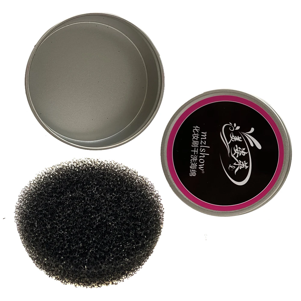 Макияж Щетка Очиститель спонж для удаления косметики цвет от кисти тени век