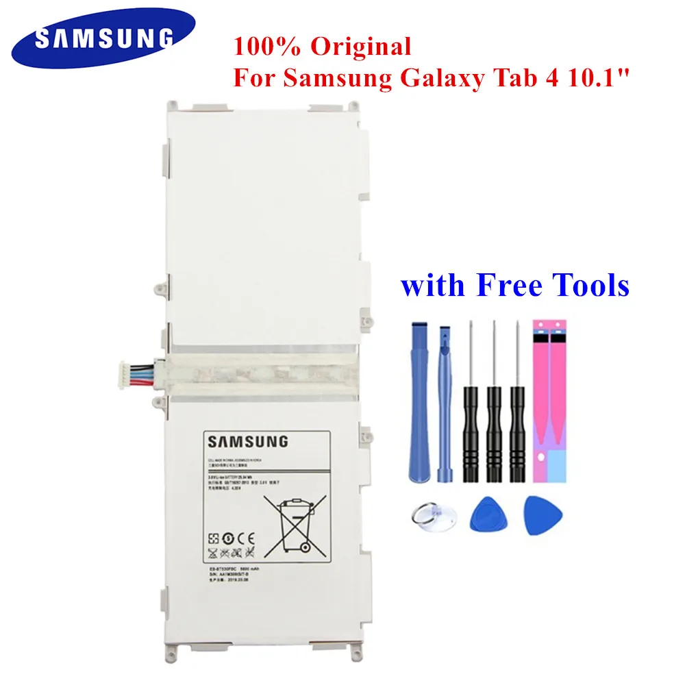 Аккумулятор для планшета Samsung Galaxy Tab 4 100% оригинальный аккумулятор 10 1 дюйма T531 T533