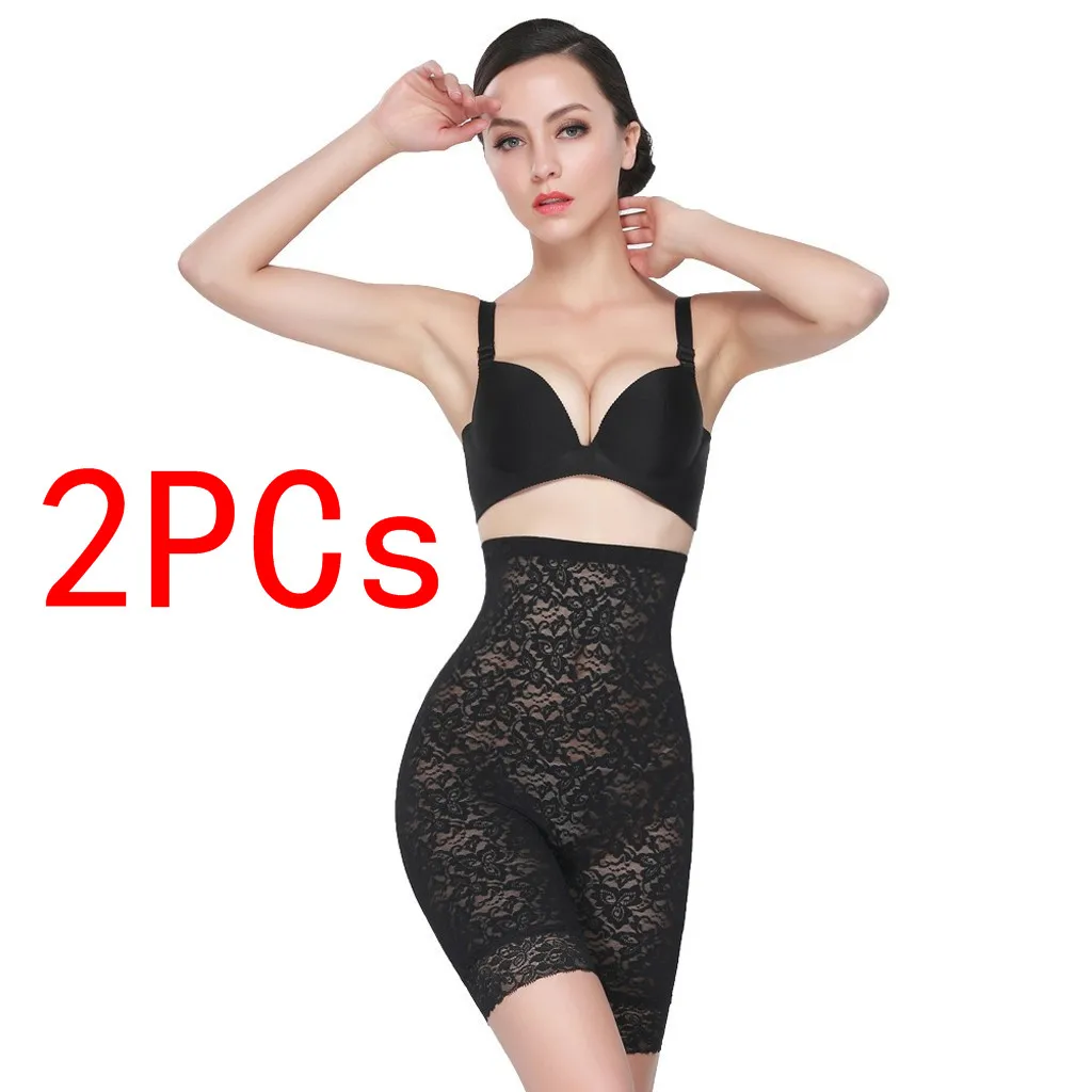 2 шт. кружевные шорты для женщин модные сексуальные под платья сплошной цвет