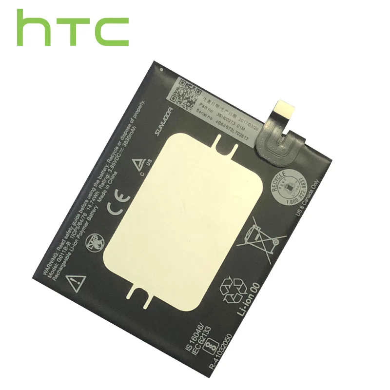 HTC 100% оригинал 3830 мАч для G011B B батарея Google nexus Pixel 2 XL (G011B B) батареи Bateria|Аккумуляторы