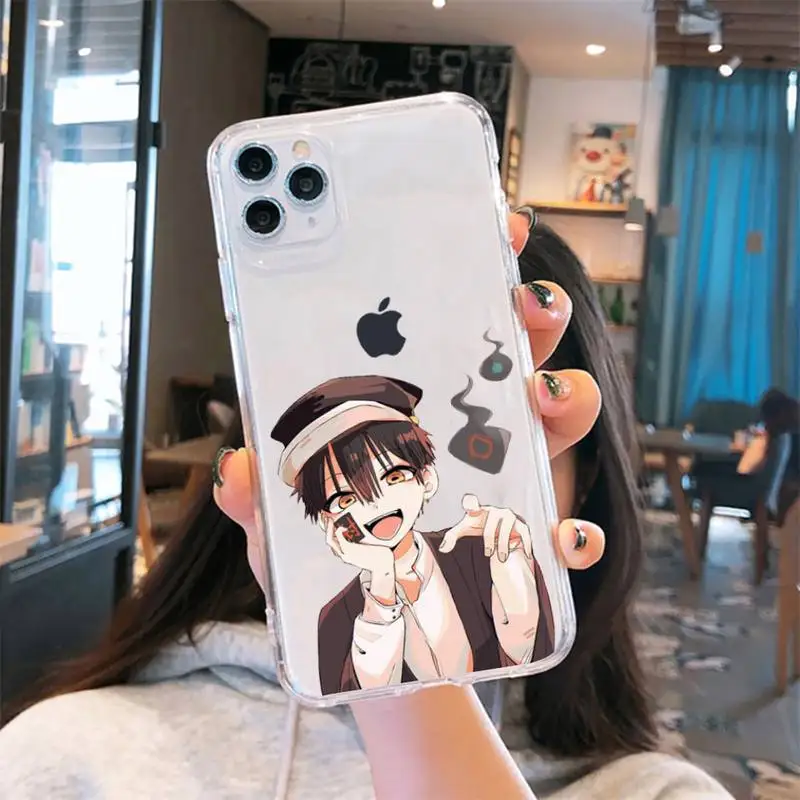 

Toilet-Bound Hanako-kun Phone Case Transparent soft For iphone 5 6 7 8 11 12 s c se plus mini x xs xr pro max cover shell funda