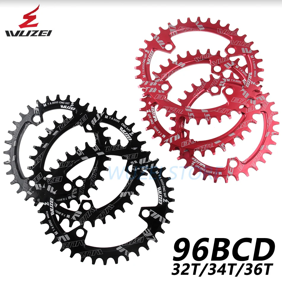 WUZEI BCD 96 мм круглая/Овальная велосипедная Звездочка MTB горная цепь колеса 32T 34T 36T для Shimano M7000 M8000 M9000 Кривошип