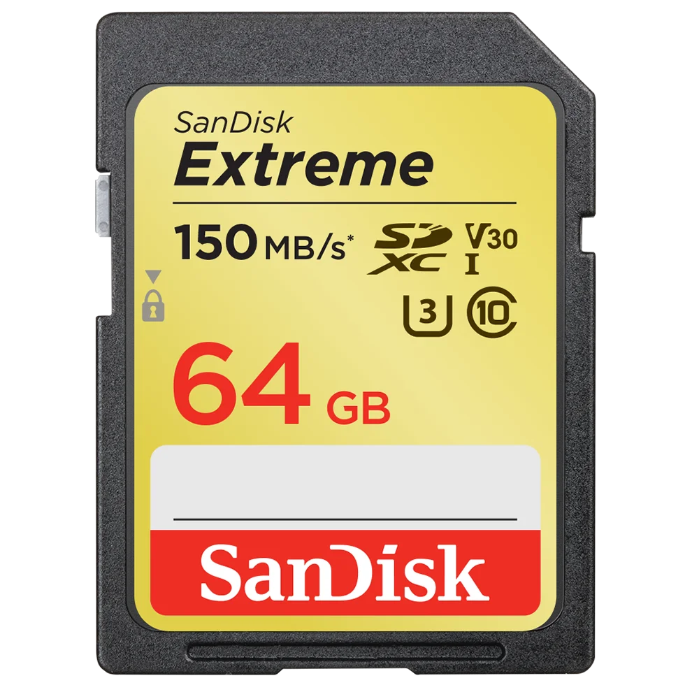 Двойной Флеш-накопитель SanDisk Extreme карты памяти sd карта, 32 ГБ, micro sd карта SDHC/SDXC Class10 C10 U3 V30 sd карты 128 Гб 64 Гб 150 МБ/с. UHS-I для Камера