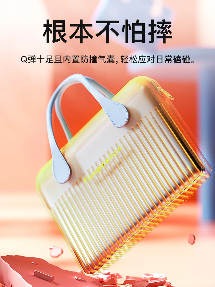 Laptop Bag 14-Inch Portable Female Male Liner Portable Laptop Bag Portable Crossbody Dual-Use leather tote  laptop bags for men