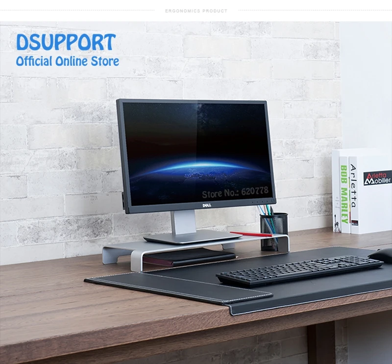 Монитор Стенд алюминиевый компьютерный стояк устойчивый органайзер для MacBook/iMac