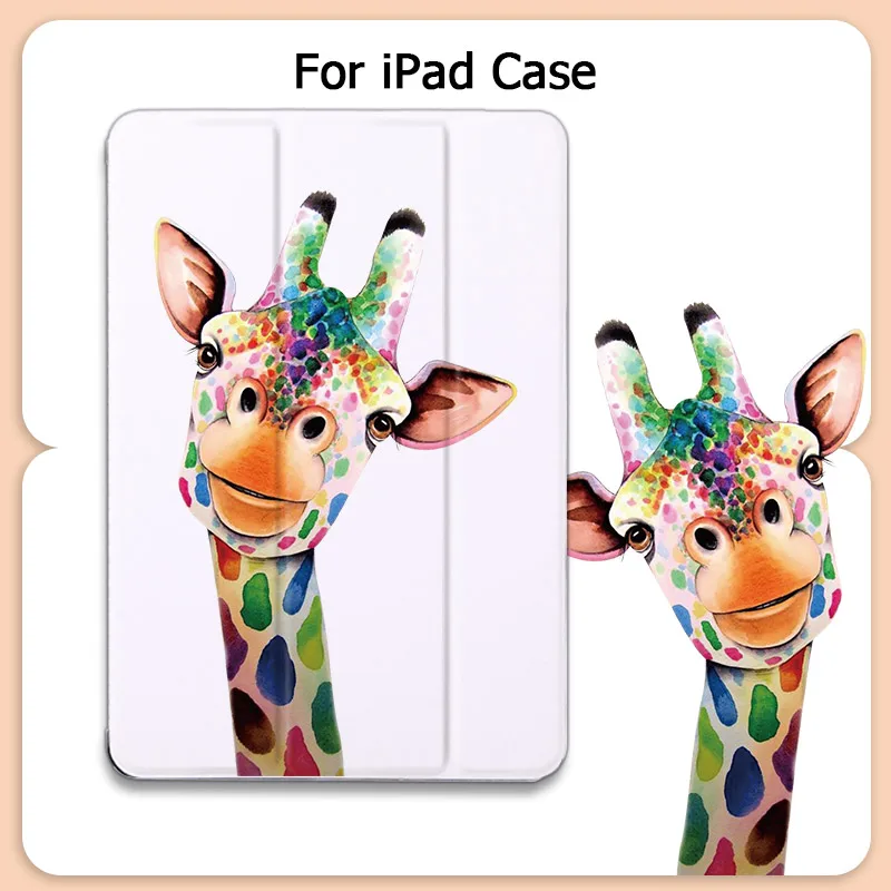 Милый чехол-книжка с жирафом для ipad Mini 1 2 3 4 5 чехол 11 12.9in Pro 2020 планшета Air 10 7th 2019 |