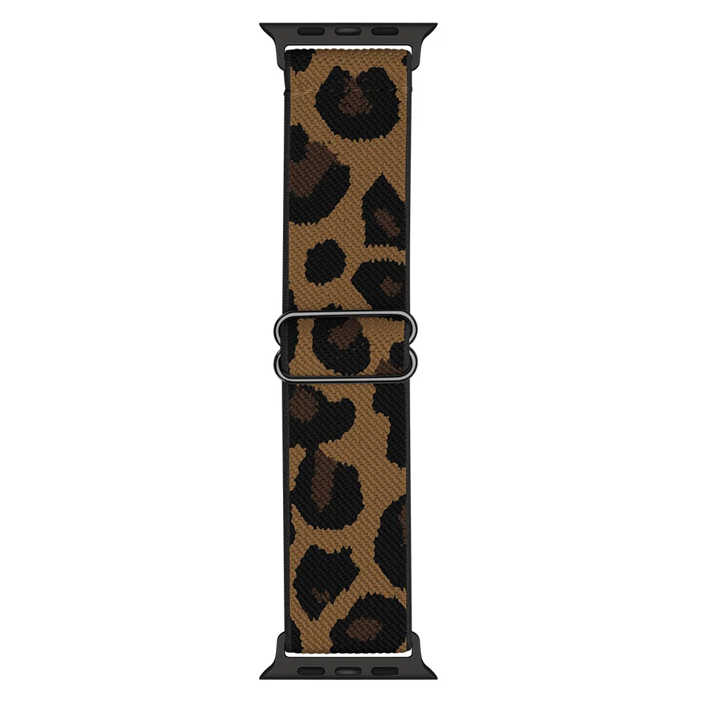 

Brown Dester Fall Nylon Watch Band for Apple 1/2/3/4/5/6SE/7 Generation Model Size 38/40/42/44MM Couple Watch Chain