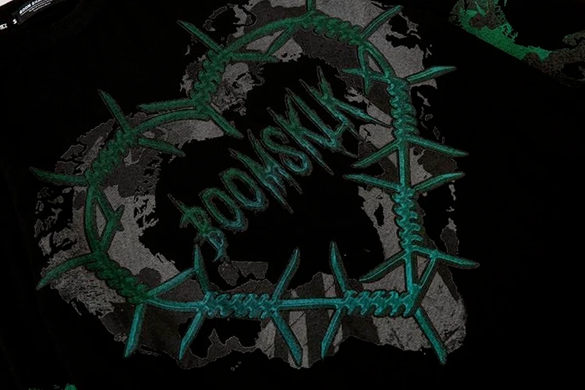 Женские футболки с длинным рукавом HOUZHOU готический панк-зеленый пуловер круглым