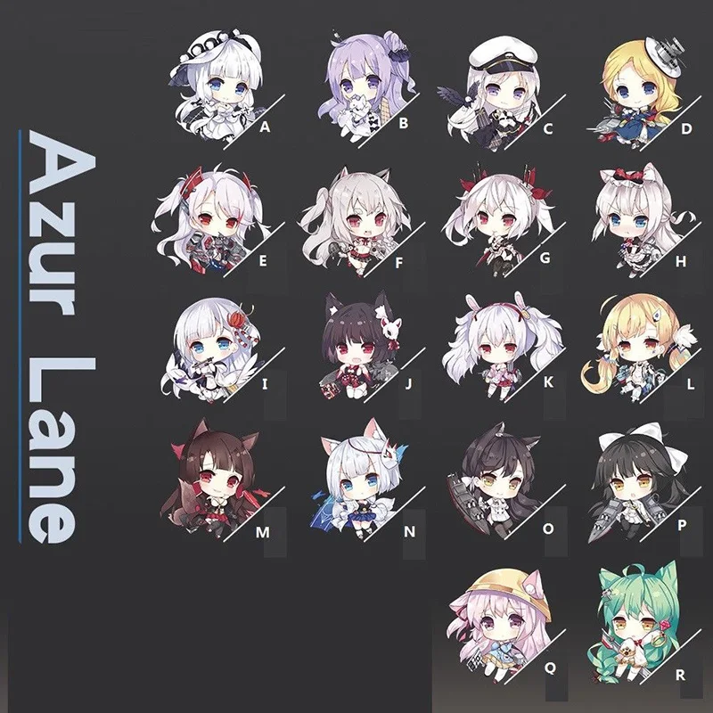

Anime Azur Lane Prinz Eugen Cute Girls Acrylic Keychain Strap Keyring Figure 6cm