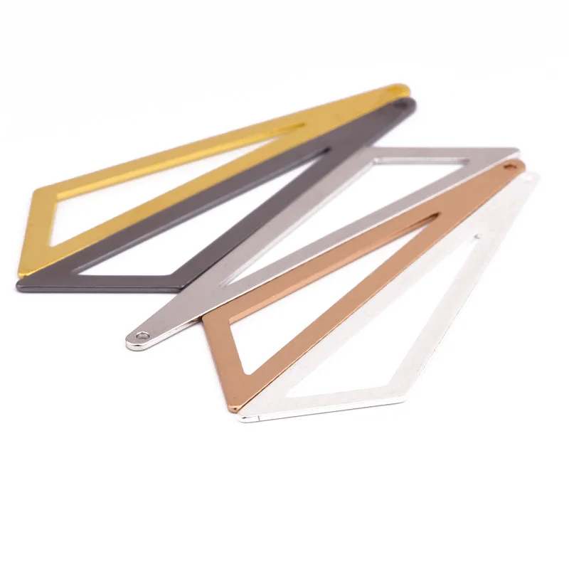 60 мм полый длинный треугольник с одним отверстием аксессуар сделай сам