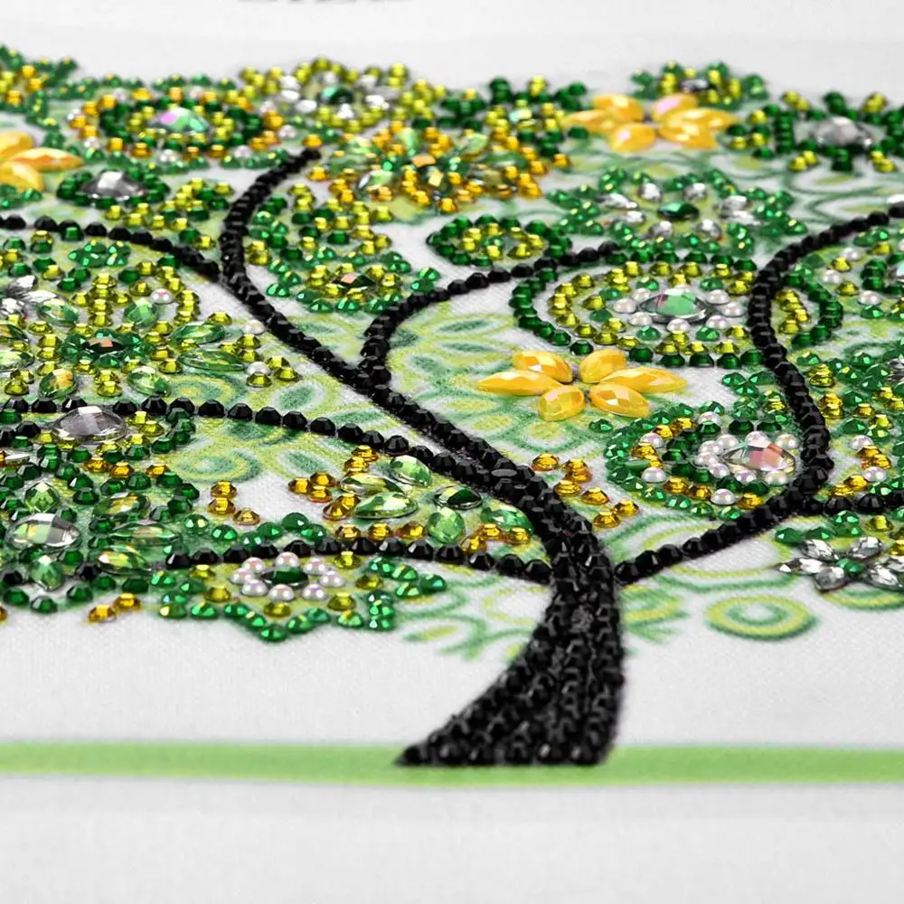 

5D DIY Diamond Embroidery Spring Summer Autumn Winter Seasonal Flower Tree Shape Special Shape Diamond Painting rhinestone