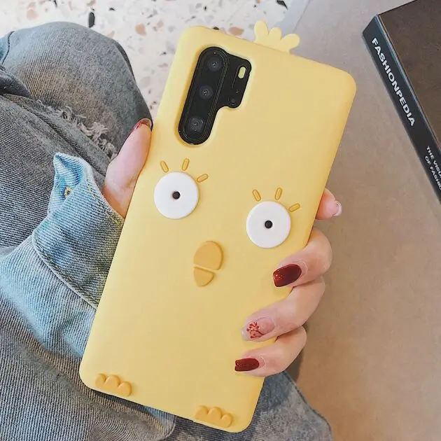 Прозрачный Для samsung galaxy S10 S9 Plus S8 S7 Edge Note 9 8 3D Салли Единорог медведь мультфильм силиконовый чехол для сотового телефона - Цвет: Прозрачный