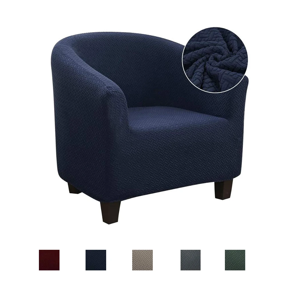 

Club Chair Slipcover,Stretch Sofa Slipcover 1-Piece Couch Furniture Protector Cover,Solid Eye-protect Color Armchair Covers