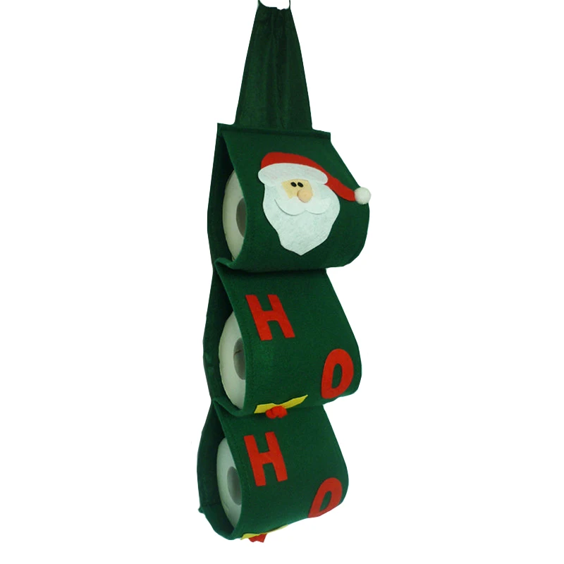 Новинка 2019 набор зеленых полотенец с Санта Клаусом чехлы для рождественских