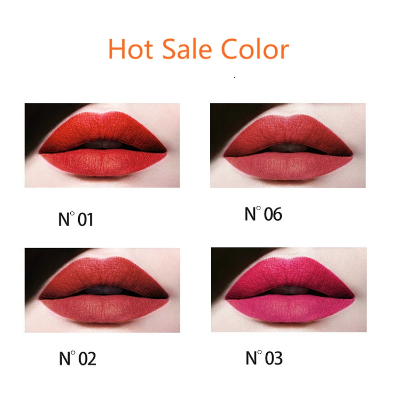 Miss Lipstick розовые красные помады 6 цветов красная стойкая помада водостойкая