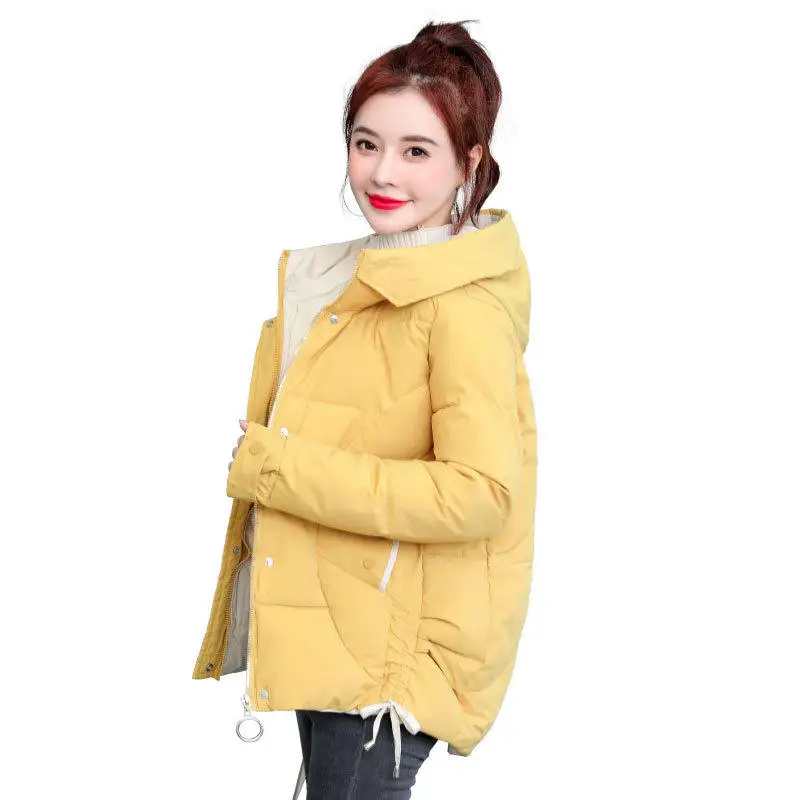 

Plus Size 3XL Jackets Women Winter Parkas Warm Thick Down Cotton Coat Female Casual Hooded Long Sleeve Padded Woman Coats Q2992