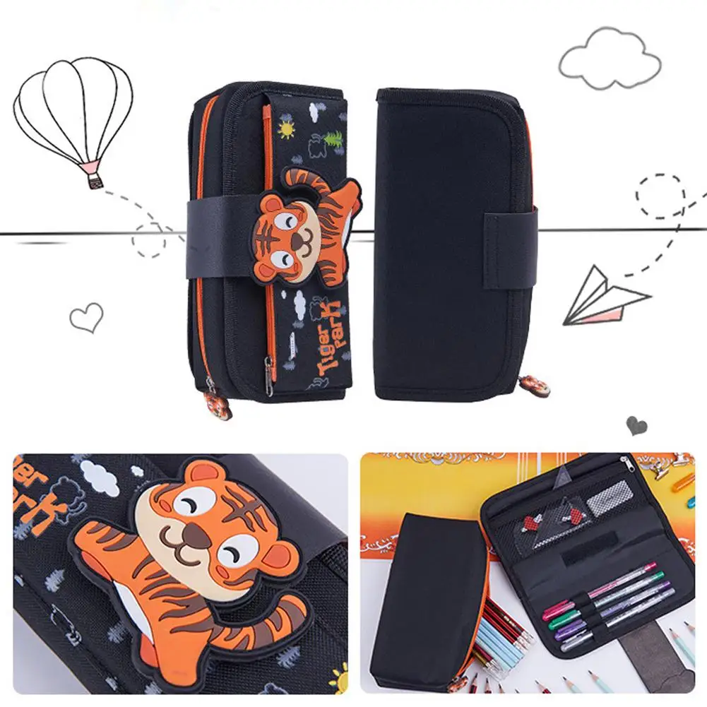

Cute Pencil Case Cartoon Large Capacity Animal Pattern Stationery Box Pencil Bag Stationery Pencilcase Kawaii School Supplies