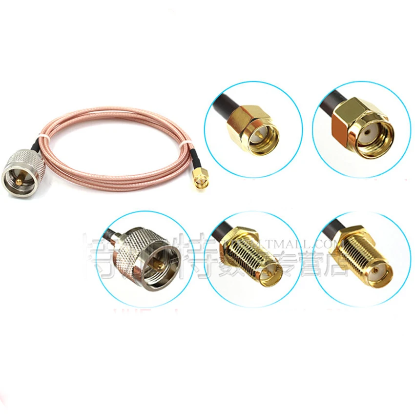 

2PCS/Lot UHF-J Male To RP SMA-J/SMA-K Plug Adapter Connector RF Coaxial Extension Pigtail Cable RG316 15CM/20CM/30CM/50CM
