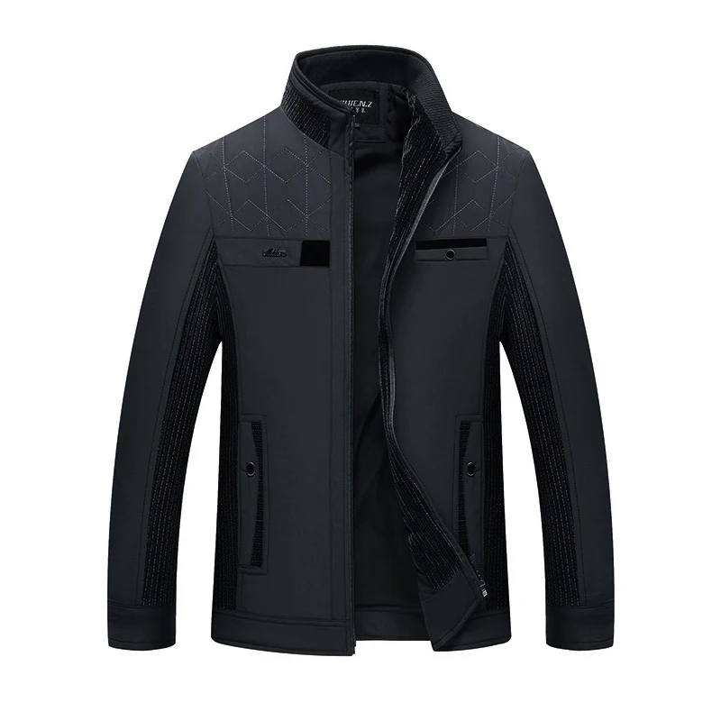 Мужская Тонкая приталенная куртка хлопковая локомотивная в Корейском стиле для