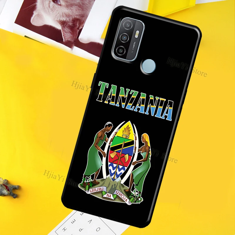 Чехол с гербом оружия Танзании для OPPO A52 A72 A92 A15 A83 A91 A3S A5S Reno 4 Pro Z 2Z A31 A53 A9 A5 2020