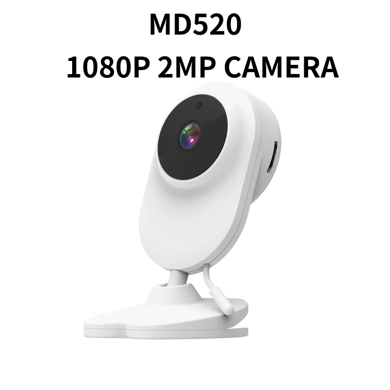 

Day and Night IR -CUT Filter Auto Switch MD520 HD 2MP Camera Build in 9pcs LEDS IR Distance 5M Baby Cry Detection Two Ways Audio