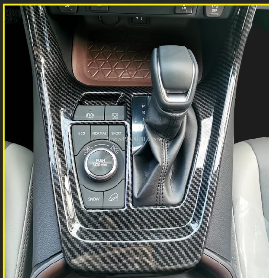 ABS Хромированная зубчатая панель коробка передач переключения рамка крышка