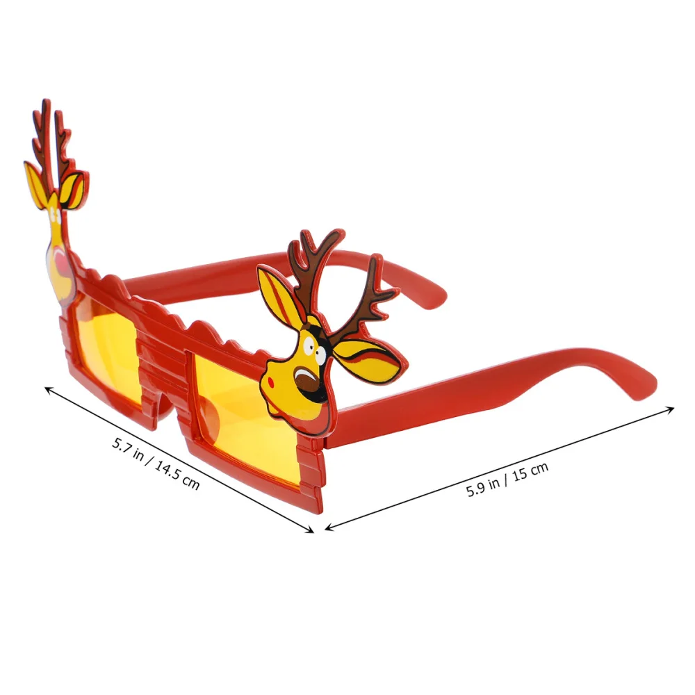 

2pcs Funny Eyeglass Sturdy Prime Durable Eyeglass for Kids Christmas Party Home