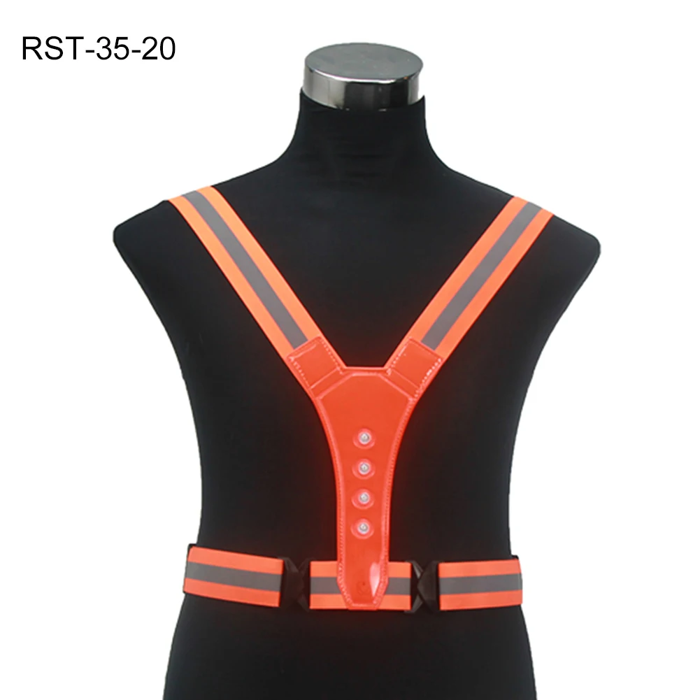 New Wireless cycling vest 8LED at Front Back MTB bike bag Safety Turn Signal Light Vest Bicycle Reflective Warning Vests | Спорт и
