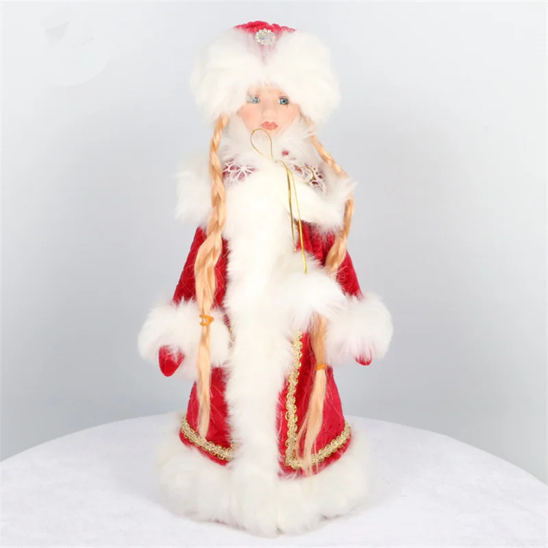 Коробка для конфет, Кукла Снегурочка, рождественские игрушки, Детский Костюм Снегурочки для детей, рождественские украшения для дома, новогодние украшения