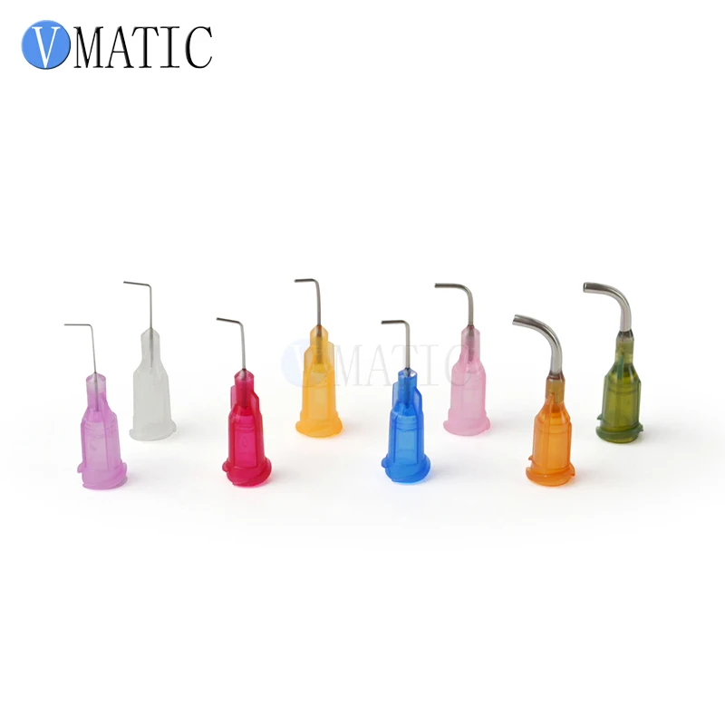 Бесплатная доставка 100 шт TE Клей Дозирующая игла 90 градусов изогнутый клей шприц