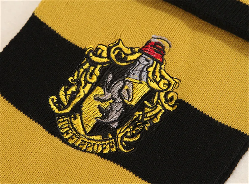 10 шт много Поттера шарф Гриффиндор Слизерин Ravenclaw Hufflepuff зимние шарфы оптом