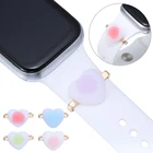 Металлические подвески, декоративное кольцо для Apple Watch, ремешок с алмазным орнаментом, силиконовый ремешок для умных часов, аксессуары для iwatch, браслет