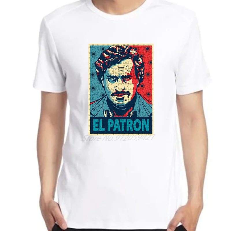 

Мужская футболка с коротким рукавом, с принтом «Пабло»