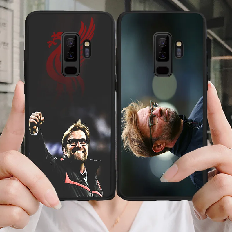 Чехол для телефона Jurgen Klopp Samsung Galaxy S6 S7 Edge S8 S9 Plus A3 A7 A5 A8 A9 C5 J5 J7 S5 черный DIY мягкий TPU