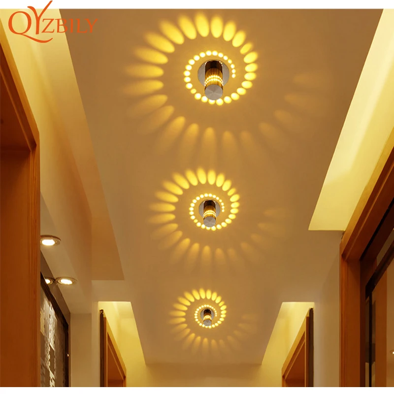 Потолочный светильник современный светодиодный RGB 7 цветов настенное бра с