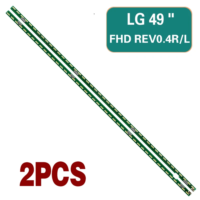 

2PCS LG LCD TV backlight strip 49" V15 ART3 FHD REV0.4 L-TYPE suitable for 49UF6800 49UF6430 49UF6490 49UF770V