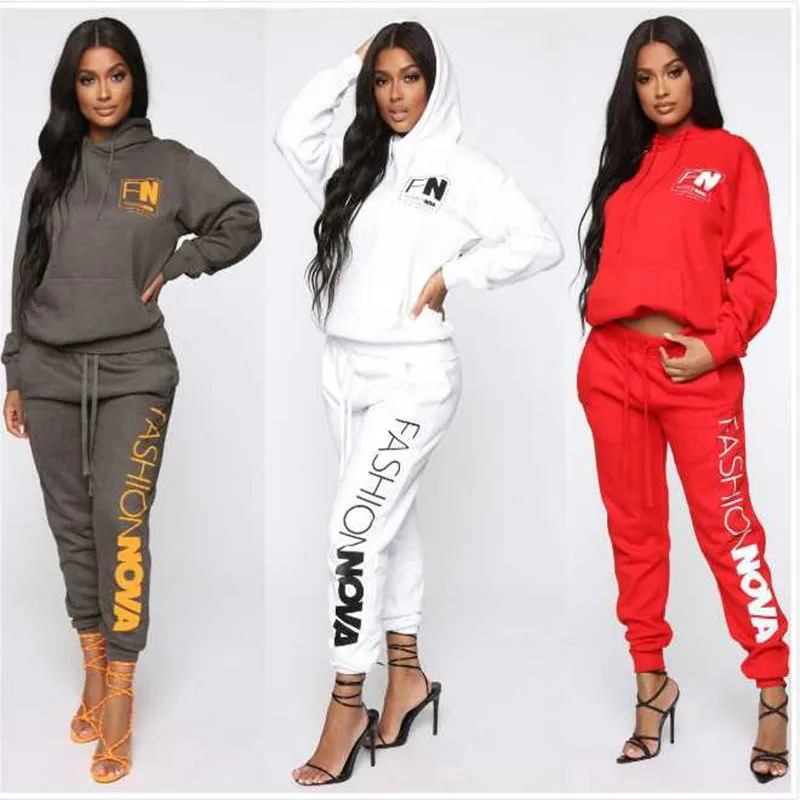

2020 Women Clothes Two Piece Sets 2 Piece Woman Set Womens Sweat Suits Plus Size Jogging Sport Suit Soft Long Sleeve Tracksuit S