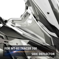 new windshield upper deflector for yamaha mt07 tracer gt tracer 700 gt mt 07 motorcycle windshield side deflector 2021 2016