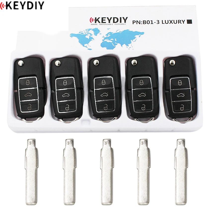 Пульт дистанционного управления B01 серии 5 шт./лот KEYDIY Оригинальный Универсальный