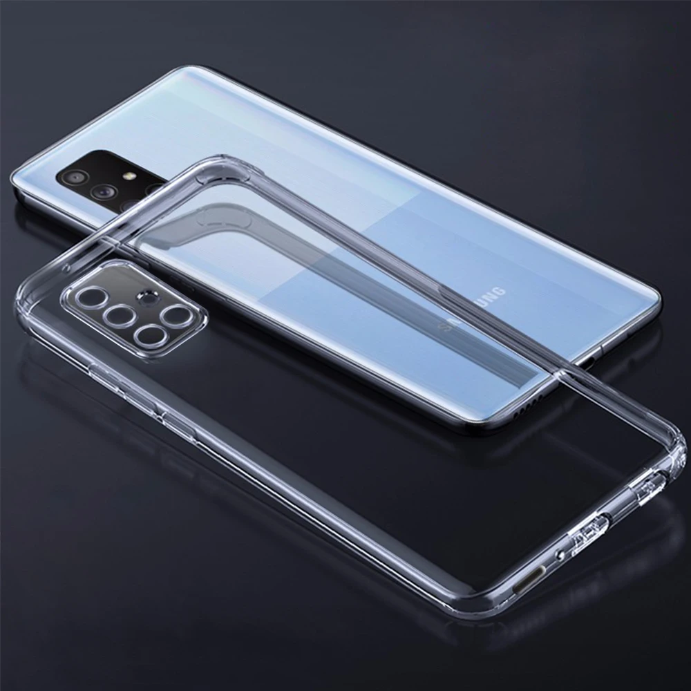 Car Cool Phone Case For Samsung Galaxy A51 A71 A21s A31 A12 A32 A91 A11 A72 A52 5G Transparent Protection Cover