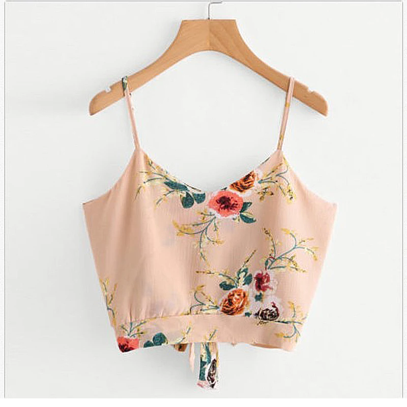 

Striped Camisole Woman Summer Casual Sleeveless T Shirt V-Neck Sexy Print Streetwear Harajuku Breathable Tops Woman Bandage