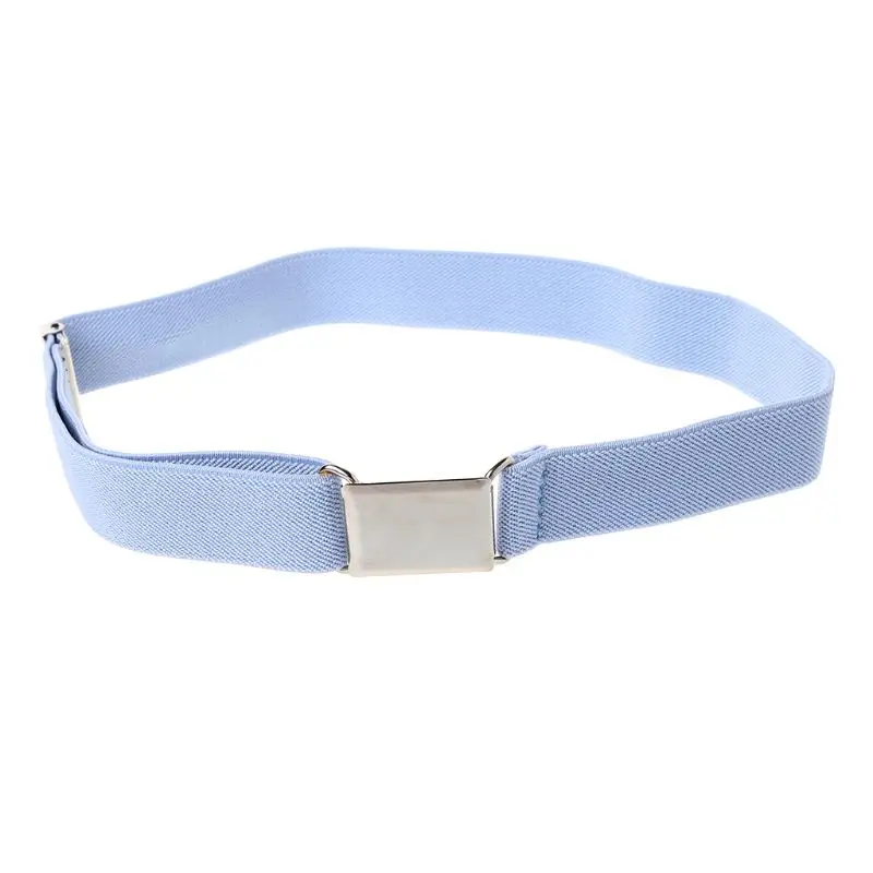 

Детские однотонные парусиновые ремни унисекс для мальчиков и девочек; Эластичный регулируемый пояс