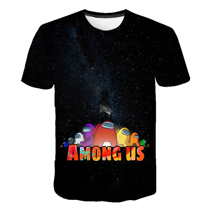 

Among Us Kids Game Print Clothes Teen 3D Funny T-shirts Child Short Sleeve Clothing Homme Tees Tops Boys Tshirts Streetwear4T14T