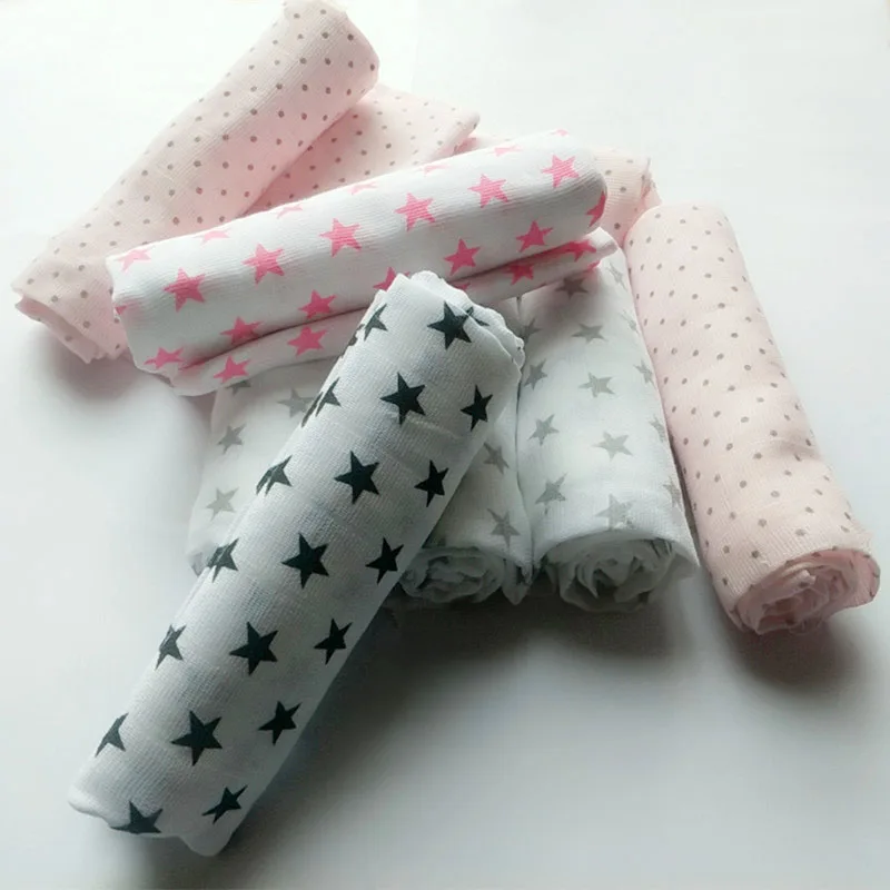 Подгузники из муслина детское многократное хлопковое Пеленальное Одеяло для