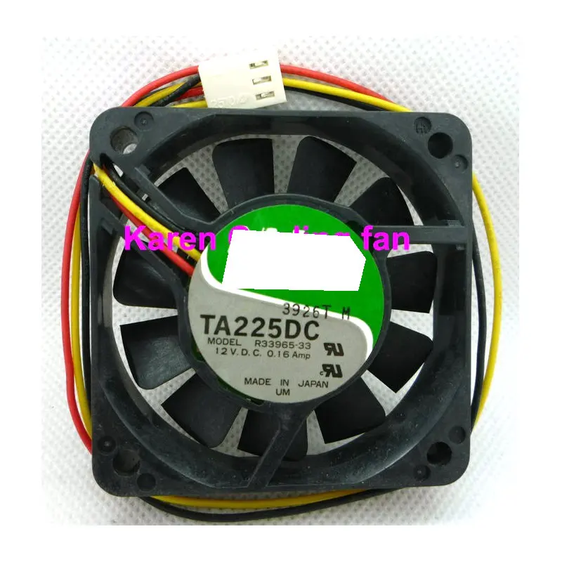 6 см, TA225DC R33965-33 6015, 12 В, а, охлаждающий вентилятор hzdo