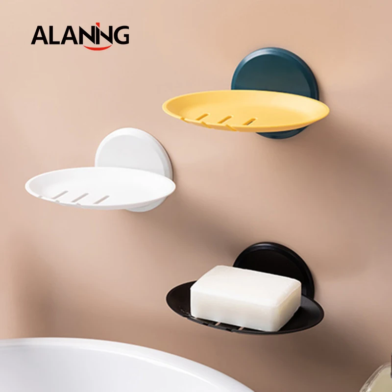 Дисковый ящик для мыла настенный хранения туалетного бытовая коробка дренаж