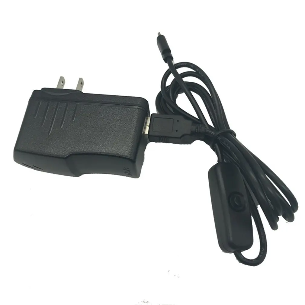 Raspberry Pi 3 поколения Модель 3b + 5 В 2 А кнопочный переключатель питания европейские