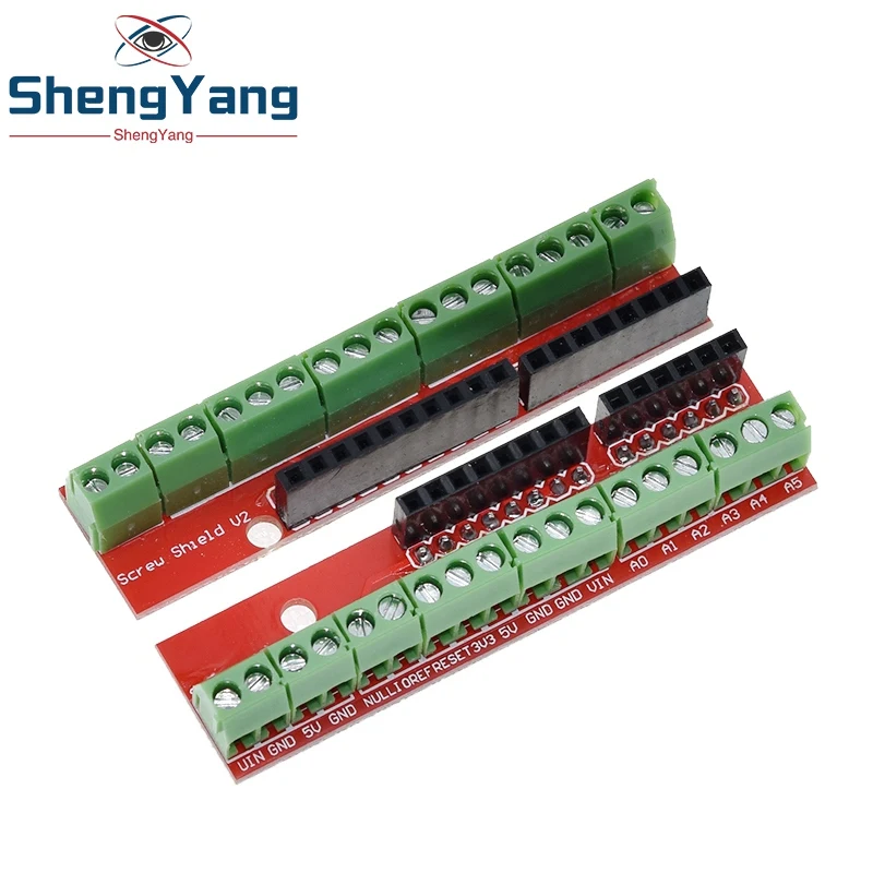 Плата расширения для кабинета Screw Shield V2 (двойная поддержка) arduino UNO R3 - купить по